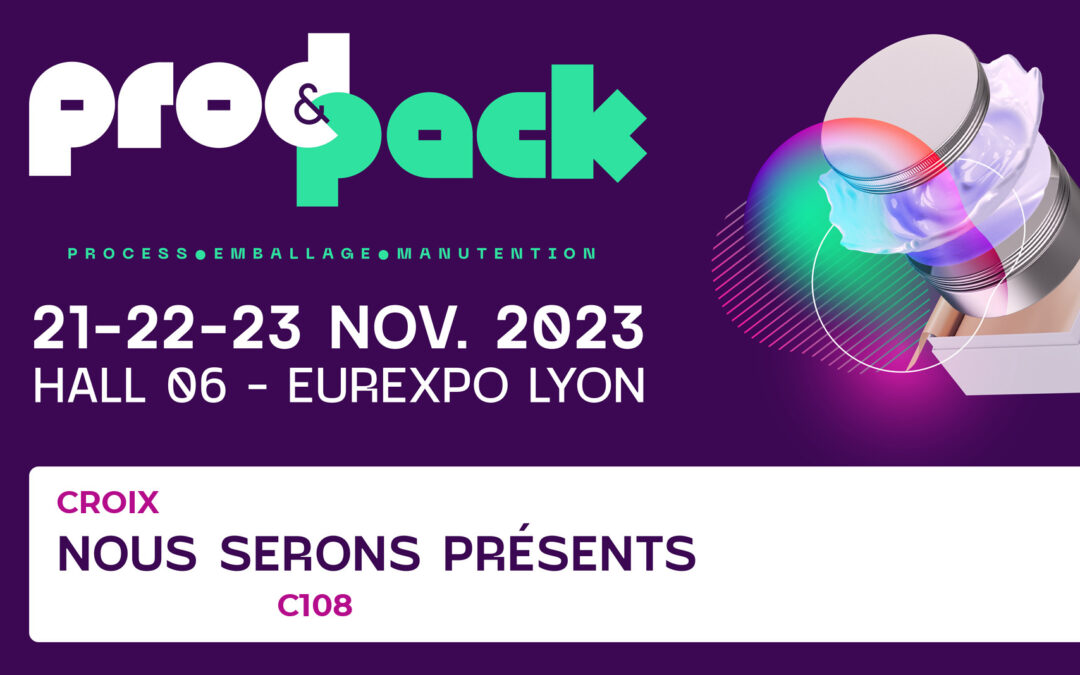 Logo et dates du salon Prod & pack